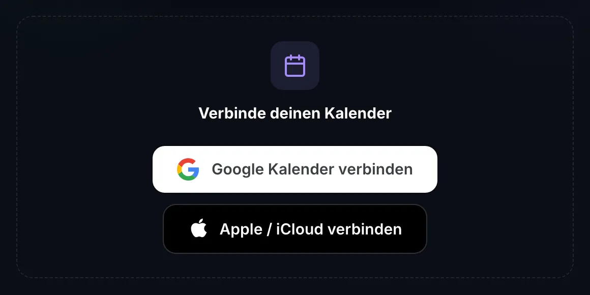 BirdBuild Termine: Google- und Apple-Kalender verbinden